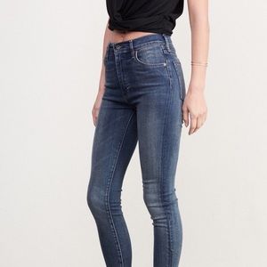 Levi's Silver High Rise Skinny Jeans